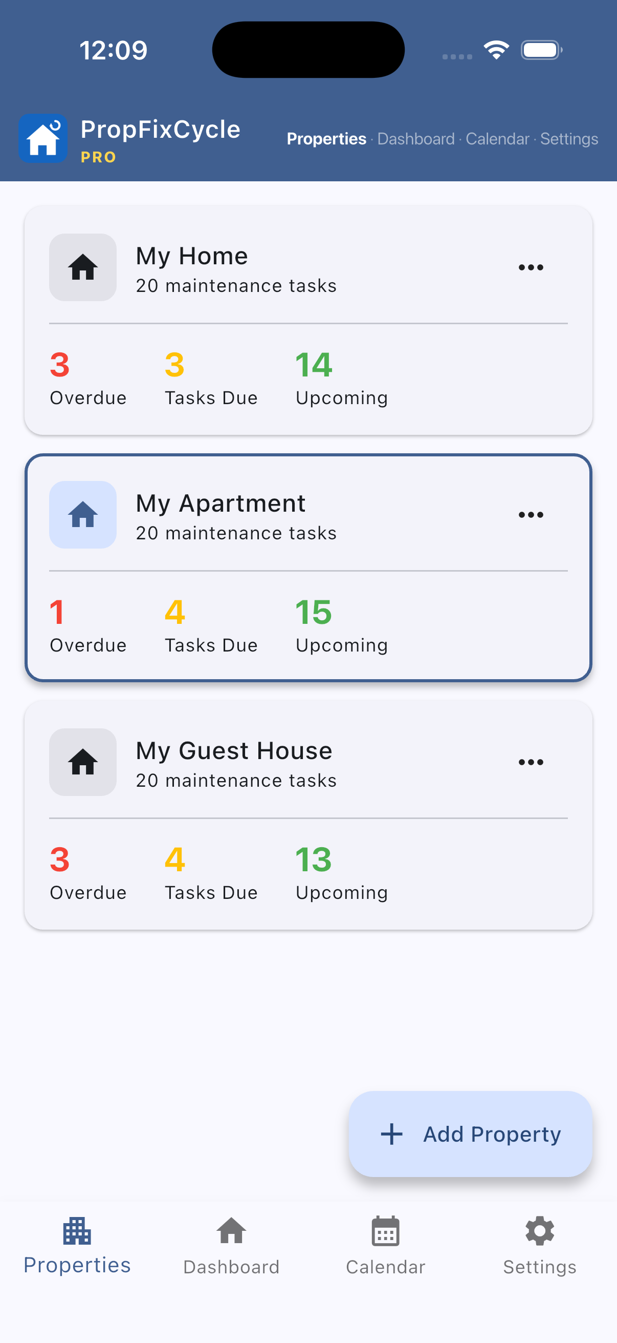 PropFixCycle multiple properties — Pro
